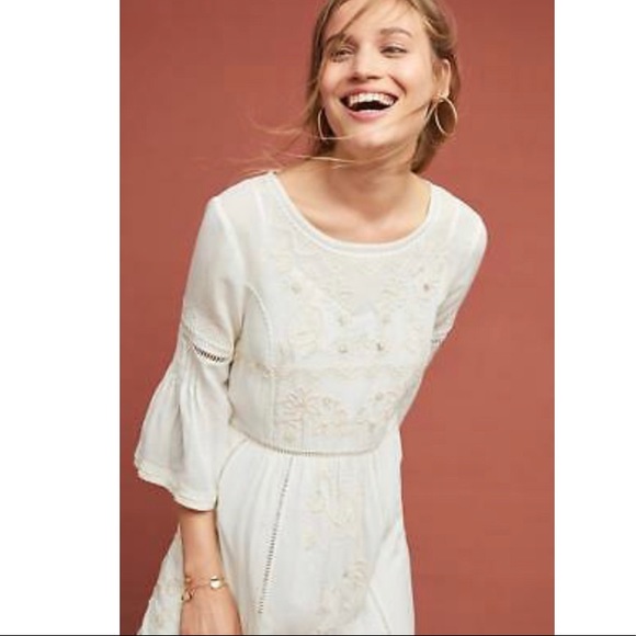 Anthropologie Dresses & Skirts - Anthropologie Akemi + Kin embroidered tunic dress